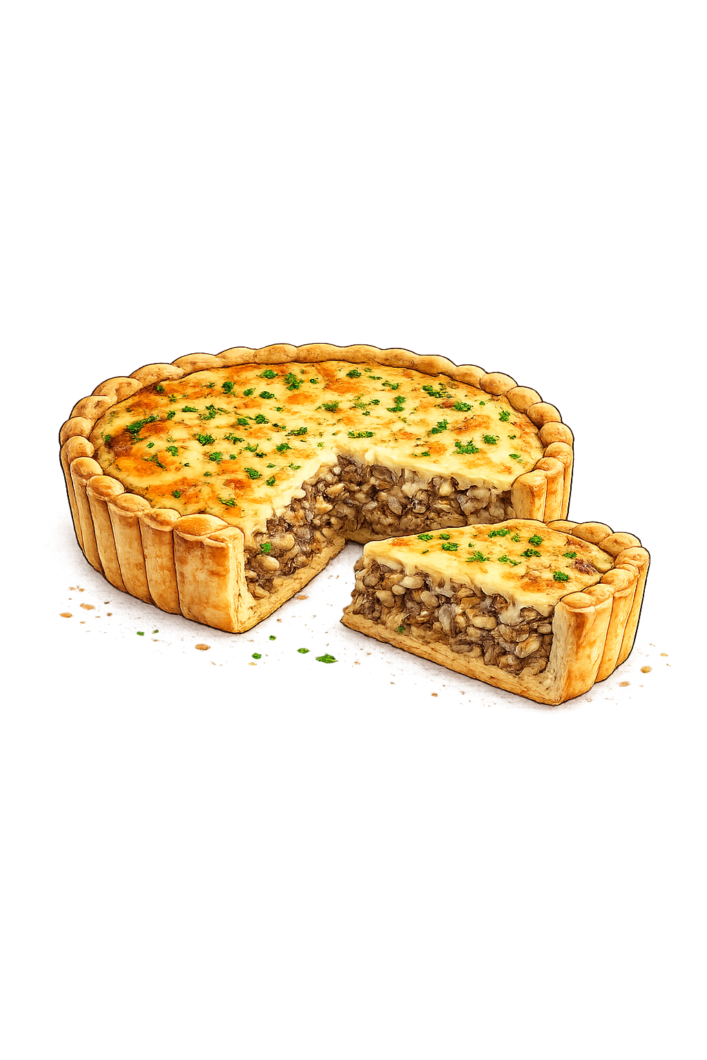 Quiche de Cogumelo